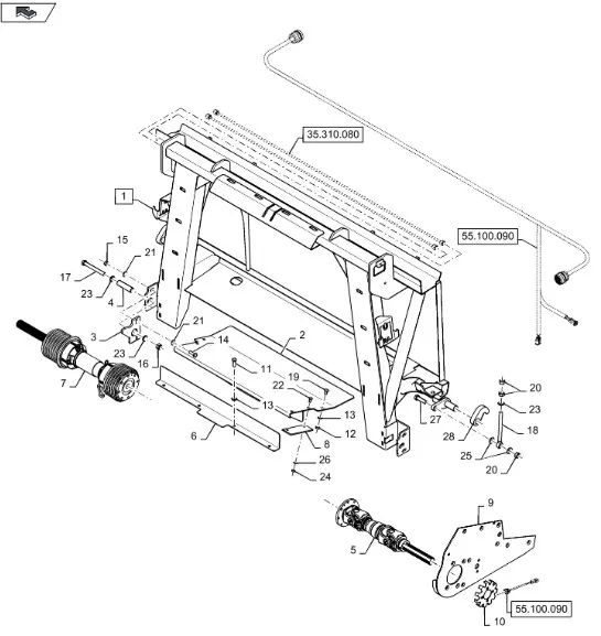 87741600 - Штампованная пластина